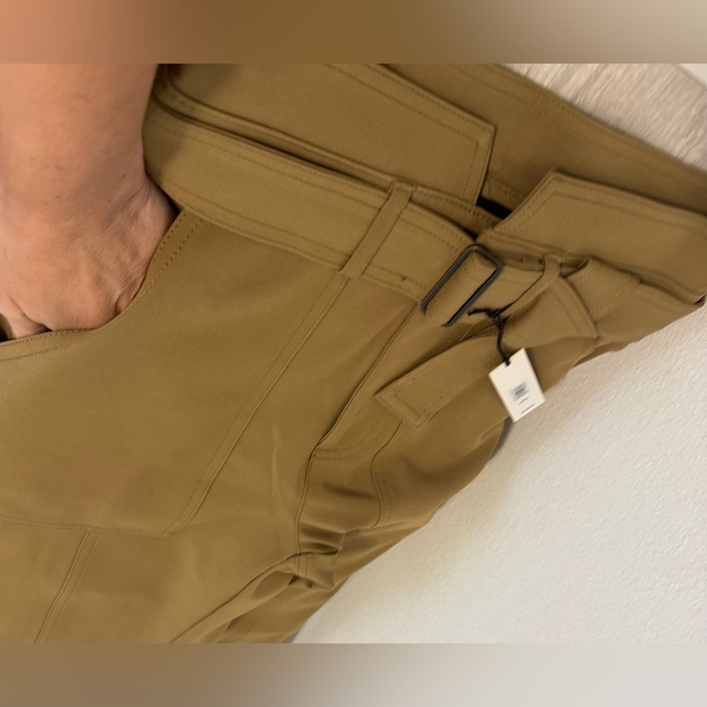 Banana Republic Refined Utility Pant Whiskey Brown High Rise Slim Fit 2024 NWT 4 - Picture 4 of 12